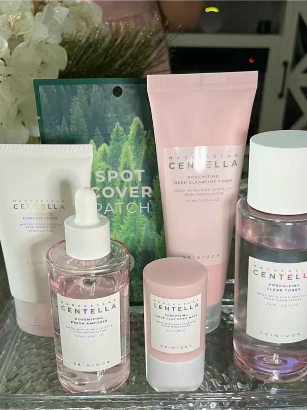 Skin1004 Centella perfect pore set.deep clean +toner+ampoule+light gel creami+ma